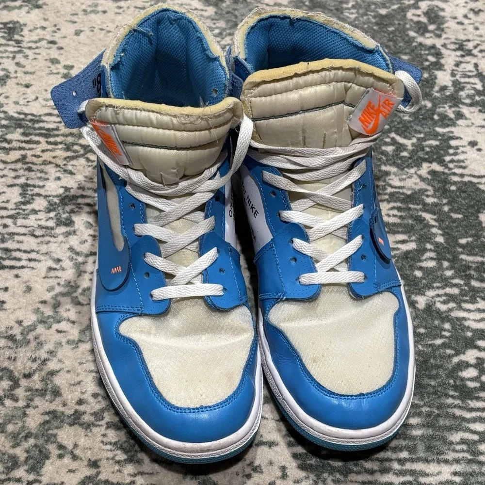 Jordan 1 Retro High Off-White University Blue - Size 12